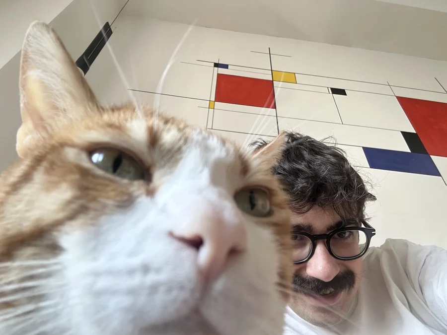 Me and the cat